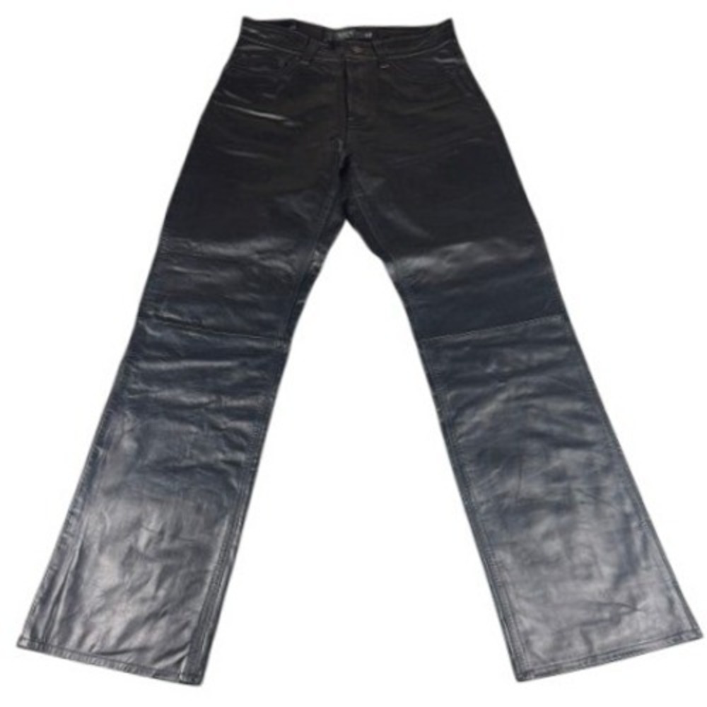 GAP Leather Pants Womens W28 L30 Boot Fit Black Vintage 2000s‎ 174466-00-1